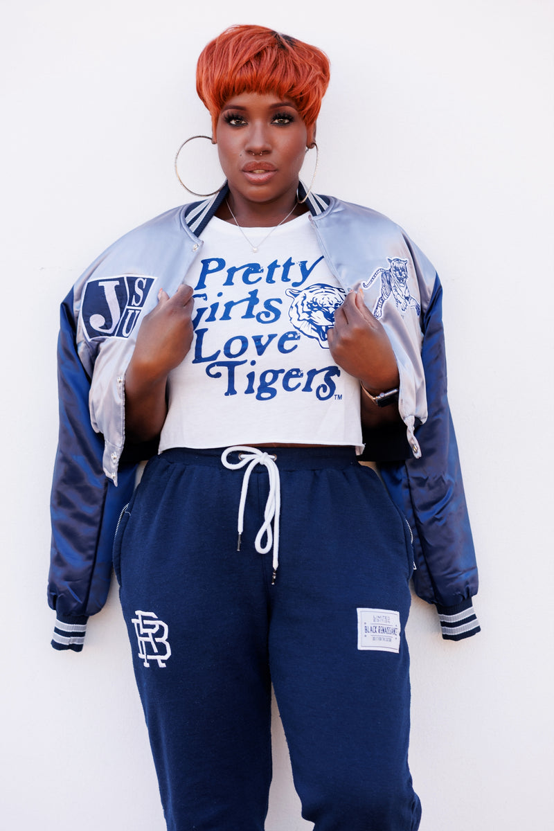 Jackson State Pretty Girls Lightweight Crop Tee – Black Renaissance ...