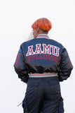 AAMU Limited Edition Women's  Satin Jacket in Black