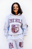 AAMU THE HILL Hoodie in Heather Gray