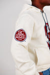 Embroidered  SC State Hoodie in Natural