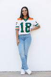 FAMU Cropped Established Date Jersey in WHITE