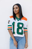FAMU Cropped Established Date Jersey in WHITE