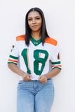 FAMU Cropped Established Date Jersey in WHITE