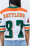 FAMU Cropped Established Date Jersey in WHITE