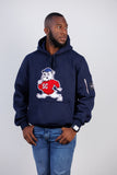 Embroidered SC State Hoodie in Navy