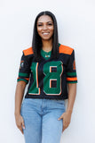 FAMU Cropped Established Date Jersey in BLACK