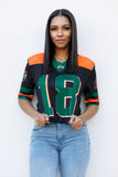 FAMU Cropped Established Date Jersey in BLACK