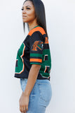 FAMU Cropped Established Date Jersey in BLACK
