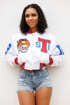 Tennessee State Limited Edition Cropped Satin Jacket