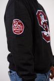 Embroidered SC State Crew in Black