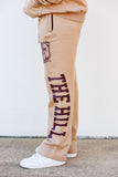 AAMU "THE HILL" Unisex Open-Leg Sweatpants in Khaki