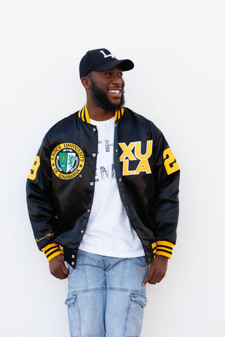 Xavier Limited Edition Satin Jacket in Black (PREORDER)