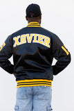 Xavier Limited Edition Satin Jacket in Black (PREORDER)