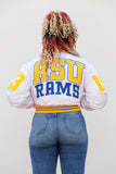 Albany State Limited Edition Cropped Satin Jacket (PREORDER)