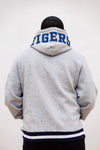 Embroidered JSU Hoodie in Gray