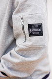 Embroidered JSU Hoodie in Gray