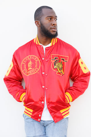 Tuskegee Limited Edition Satin Jacket in RED