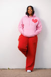 BR Black Love Hoodie in Pink