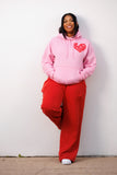 BR Black Love Hoodie in Pink