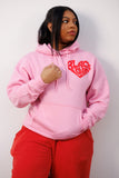 BR Black Love Hoodie in Pink