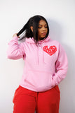 BR Black Love Hoodie in Pink