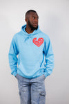 BR Black Love Hoodie in Blue