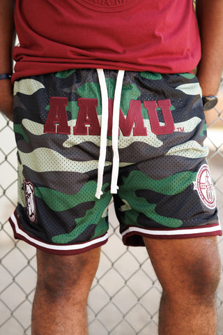 AAMU Embroidered 150th Anniversary Shorts