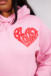 BR Black Love Hoodie in Pink