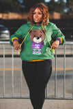 The Melly Gras Hoodie V2 in Green