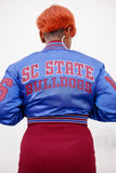 SC State Limited Edition Women's Satin Jacket in ROYAL