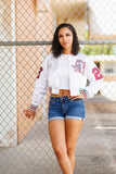 Texas Southern Limited Edition Cropped Satin Jacket (PREORDER)