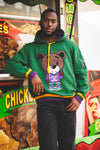 The Melly Gras Hoodie V2 in Green