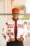 150th Anniversary AAMU Bulldogs CROPPED Letterman Jacket