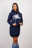 Embroidered Jackson State Hoodie Dress