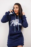 Embroidered Jackson State Hoodie Dress