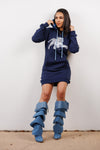 Embroidered Jackson State Hoodie Dress