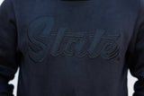 Embroidered Blacked Out “STATE” Alabama State Hoodie