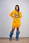 Embroidered NCAT Hoodie Dress