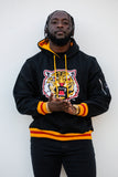 Grambling Embroidered Hoodie in Black