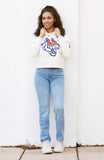 Savannah State Cropped "Big Logo" Chenille Hoodie