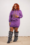Embroidered Alcorn State Hoodie Dress