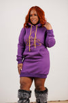 Embroidered Alcorn State Hoodie Dress