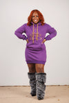 Embroidered Alcorn State Hoodie Dress