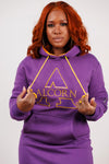 Embroidered Alcorn State Hoodie Dress