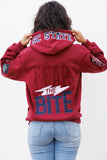 Embroidered  SC State Hoodie in Garnet