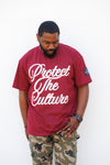 Protect The Culture PREMIUM Tee Maroon