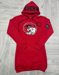 Embroidered Winston Salem State Hoodie Dress