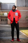 Fleece BR Bomber in RED