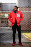 Fleece BR Bomber in RED