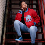 Fleece BR Bomber in RED